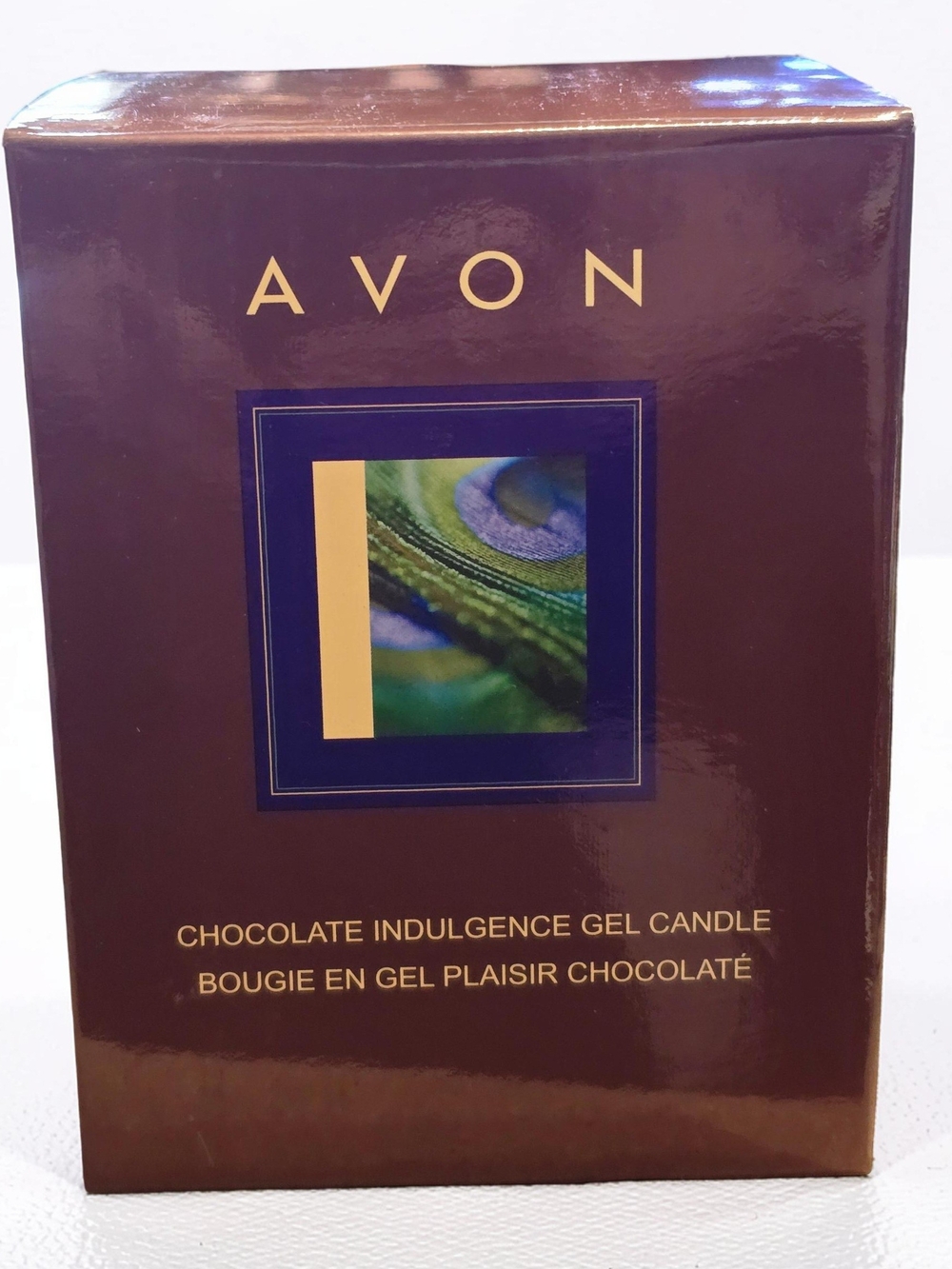 Chocolate Indulgence Gel Candle - Avon. Vintage 1990's NEW